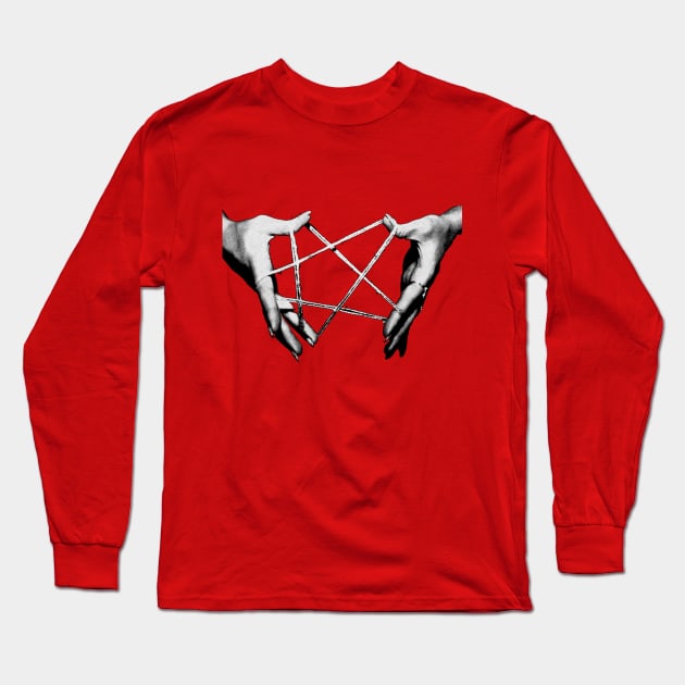 Satan Sign Long Sleeve T-Shirt by agathatito